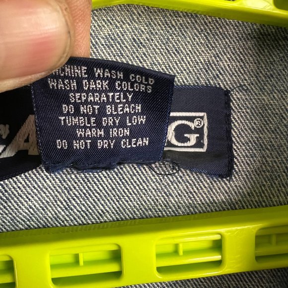 Vintage Country Jam 2002 Womens Denim Blue Jean Jacket Button Front Size M - Picture 6 of 8